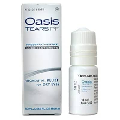 Oasis TEARS PF Preservative-Free Lubricant Eye Drops Relief for Dry Eyes